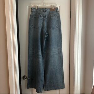 Madewell Curvy Superwide-Leg Jeans in Billings Wash: Airy Denim size 27 tall
